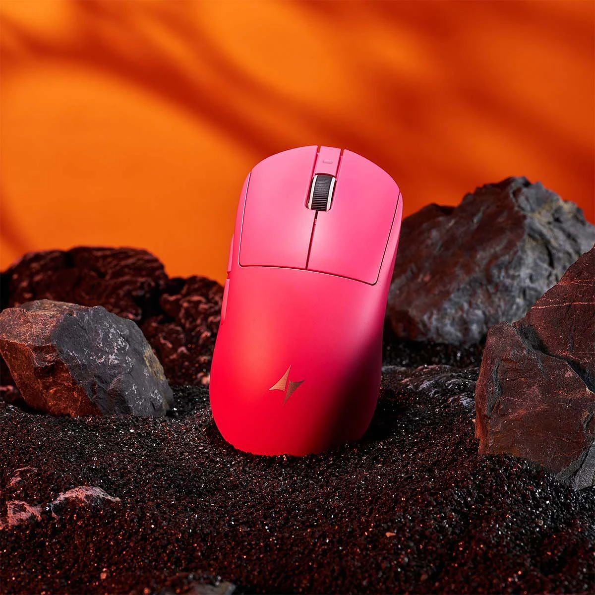 Attack Shark R5 Ultra Red карбоновая беспроводная игровая мышь 8K
