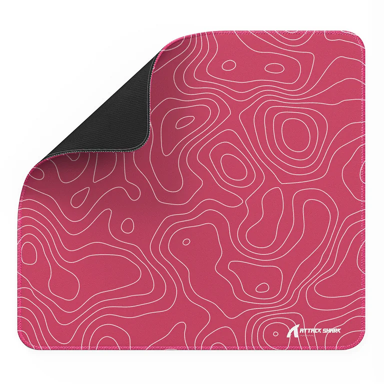 Attack Shark CM02 Berry Red Contour ігровий килимок для миші 450x400x4 мм, фото 1