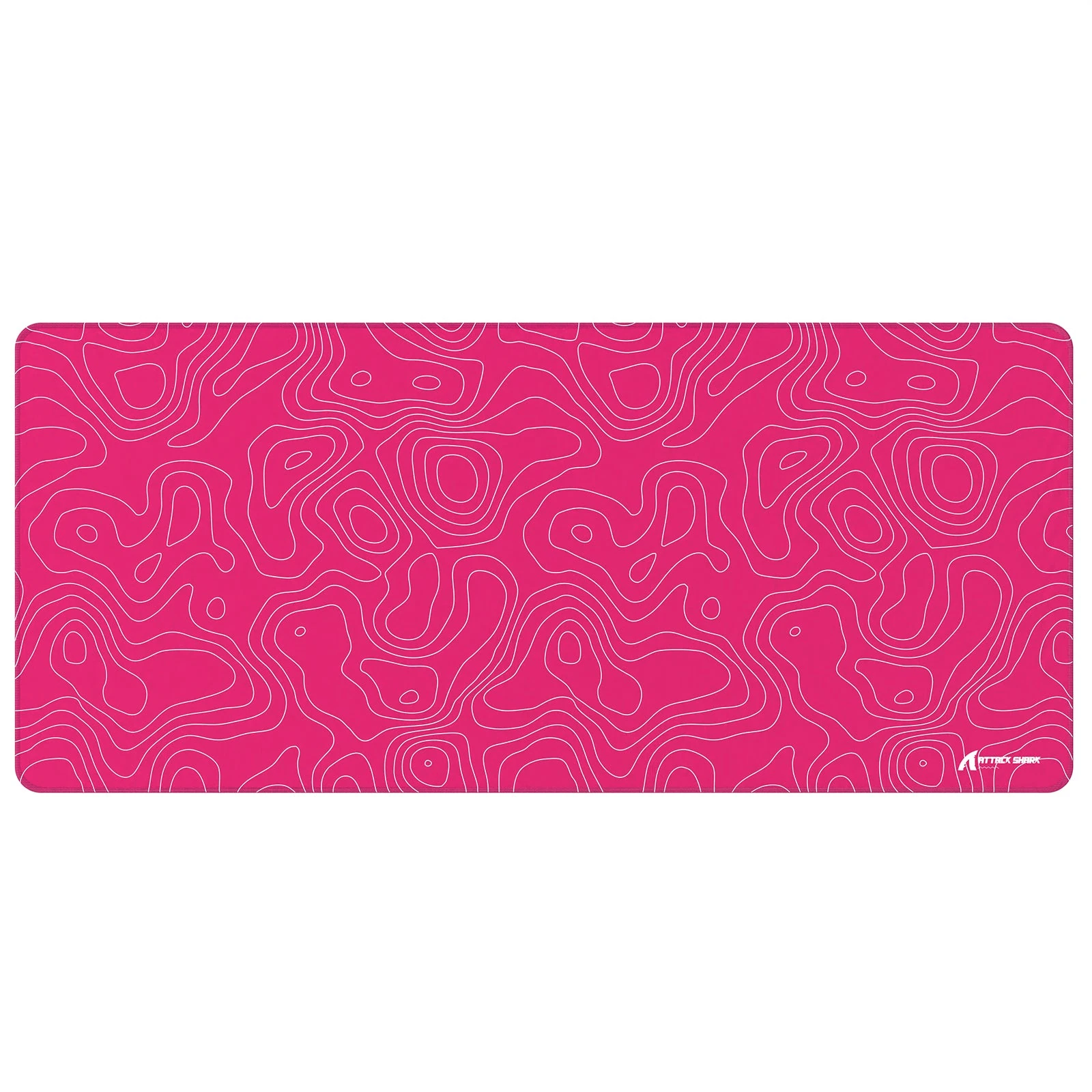 Attack Shark CM02PRO Berry Red Contours игровой коврик для мыши 900x400x4 мм, фото 1