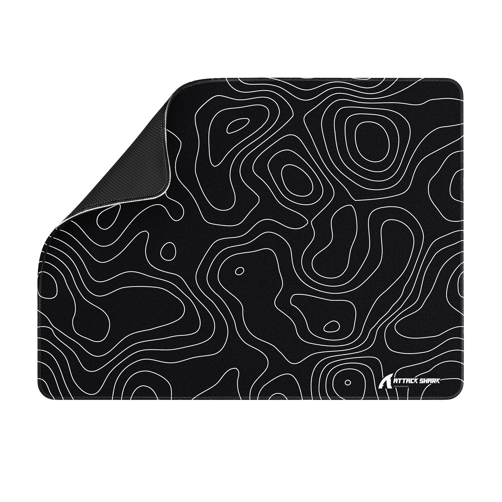 Attack Shark CM02SE Black Contours игровой коврик для мыши 410x310x4 мм, фото 1