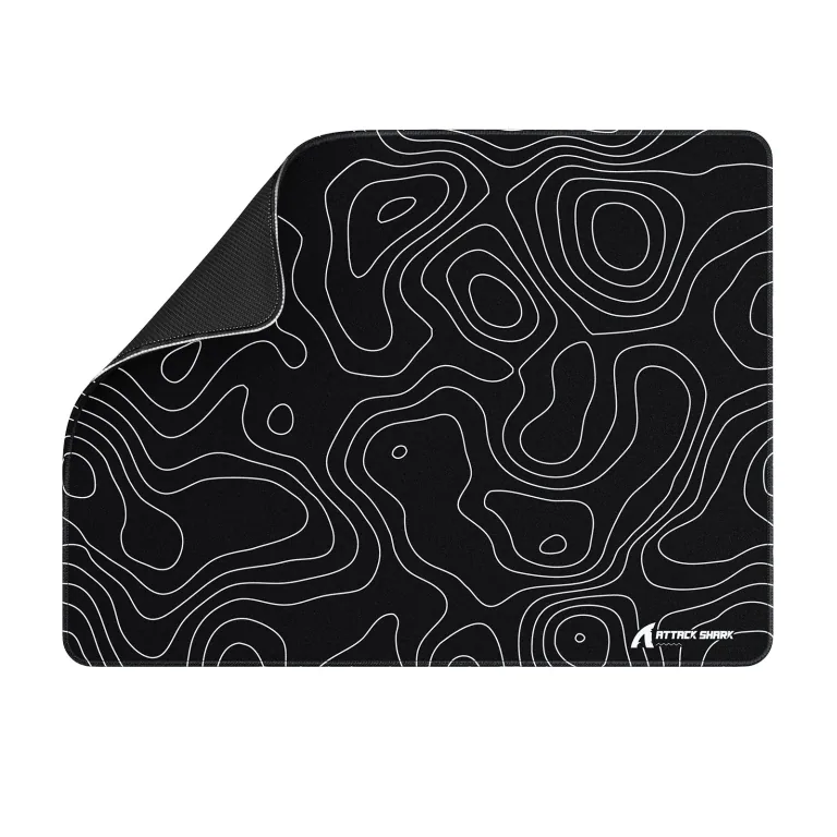 Attack Shark CM02SE Black Contours esports gaming mousepad 410x310x4 mm, photo 1