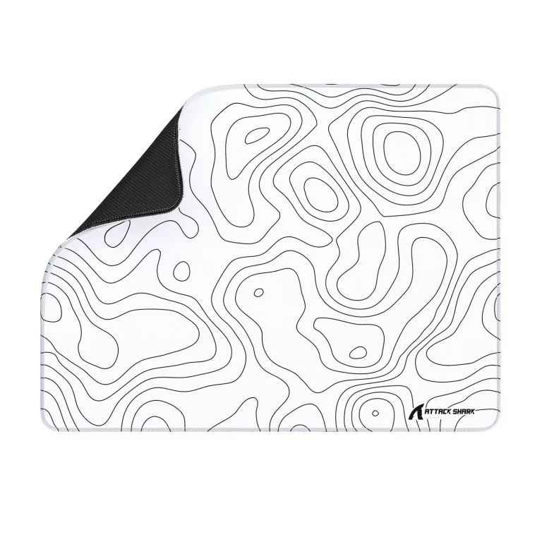 Attack Shark CM02SE White Contours esports gaming mousepad 410x310x4 mm, photo 1