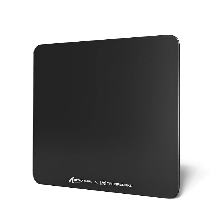 Attack Shark CM05 Black tempered glass gaming mouse pad, image 1