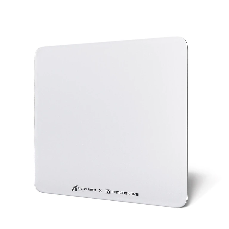 Attack Shark CM05 White tempered glass gaming mouse pad, image 1