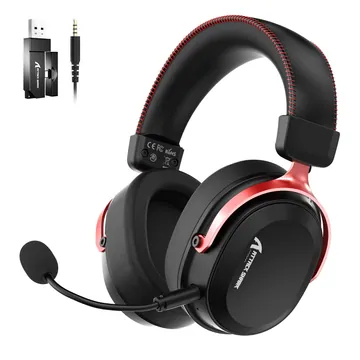 Attack Shark L30PRO Red беспроводная игровая гарнитура - фото 1