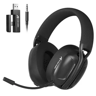 Attack Shark L80 Black бездротова Bluetooth ігрова гарнітура - фото 1