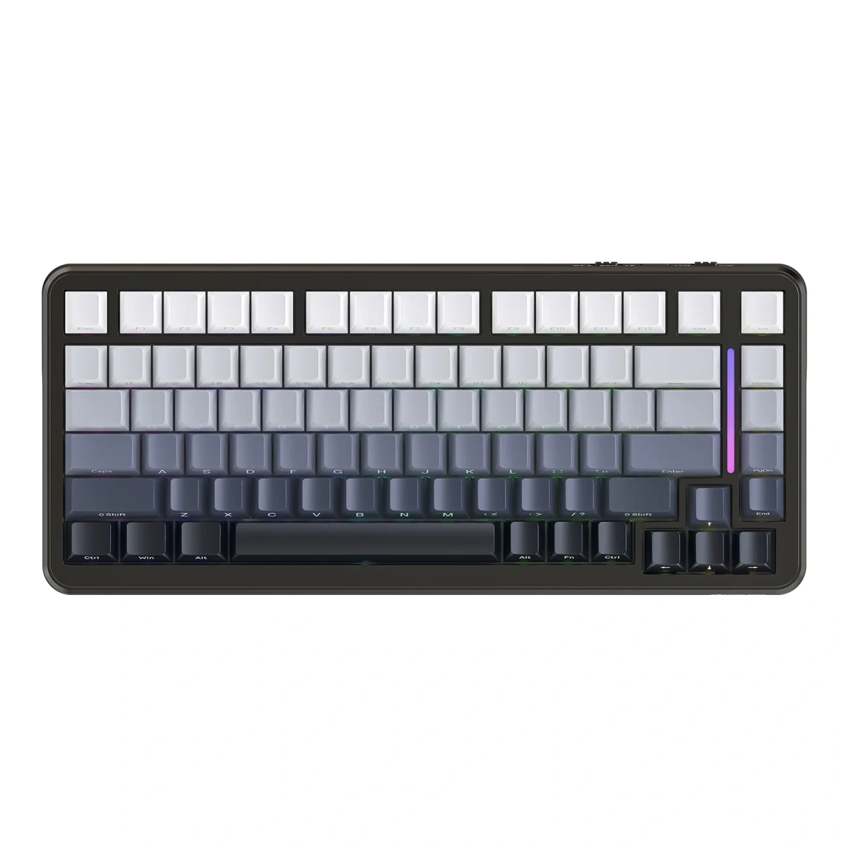Attack Shark M86 Gradient Black бездротова ігрова механічна клавіатура: фото товару на білому фоні
