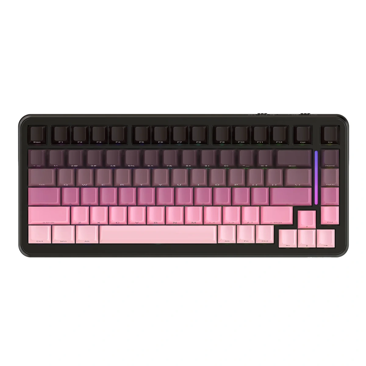 Attack Shark M86 Pink бездротова ігрова механічна клавіатура: фото товару на білому фоні