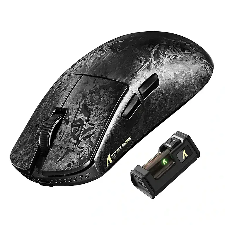 Миша Attack Shark R11 Ultra Carbon Fiber Forged Black — фото 2
