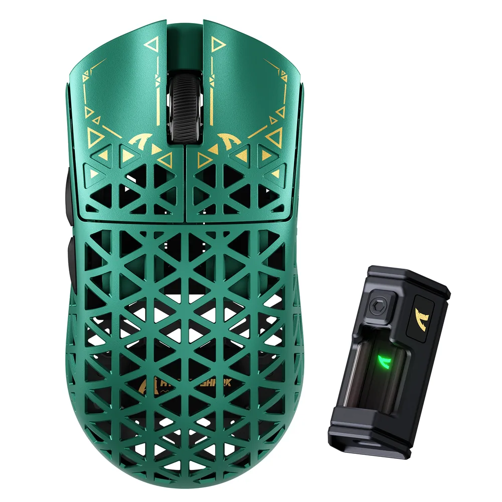 Attack Shark R5 Ultra Green carbon fibre gaming mouse - photo 1