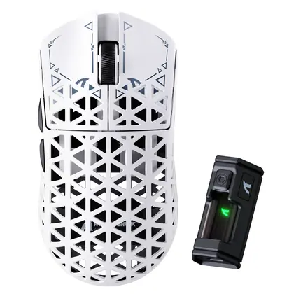 Attack Shark R5 Ultra White carbon fibre gaming mouse - photo 1