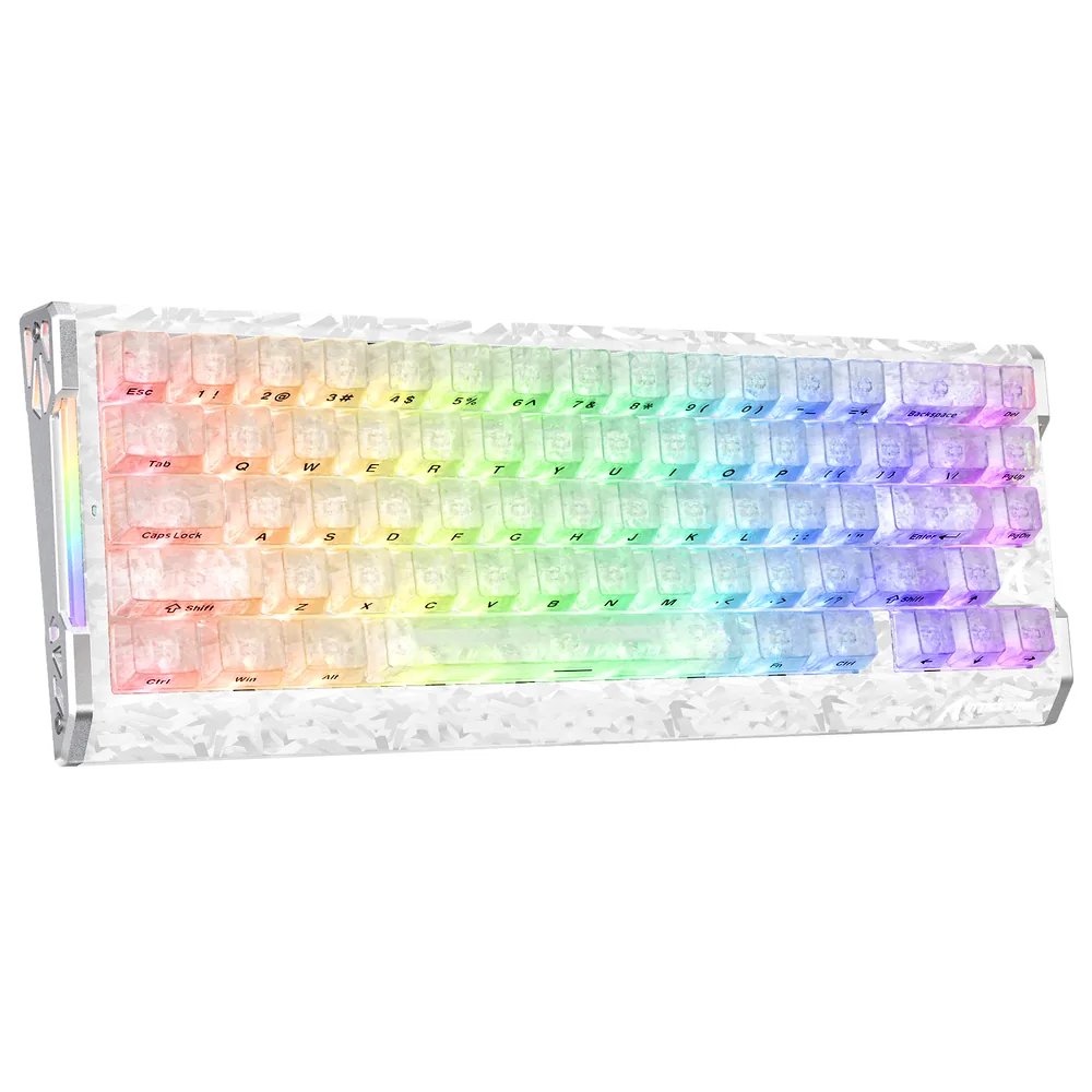 Attack Shark R68 HE Ice Ninja Magnetic Gaming Keyboard With Carbon Fiber Keycaps - product photo