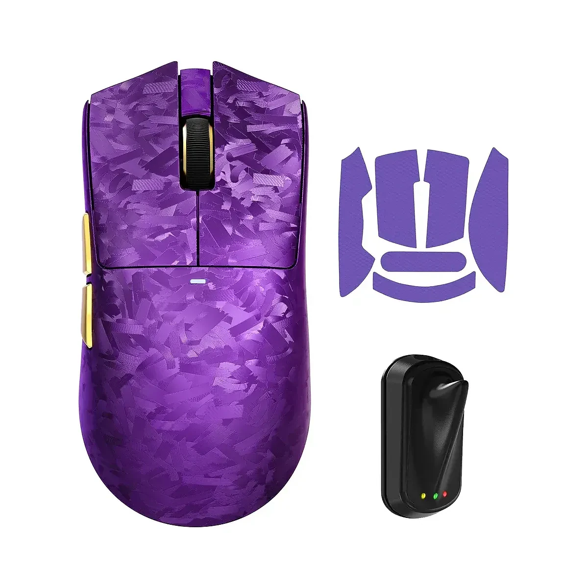Attack Shark X11 Ultra Carbon Fiber Purple Wireless Gaming Mouse - Photo 10
