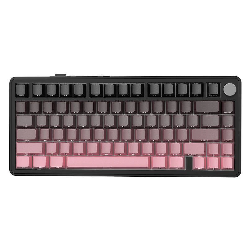 Attack Shark X85 Pink Gradient RGB Backlit Mechanical Gaming Keyboard — image 1