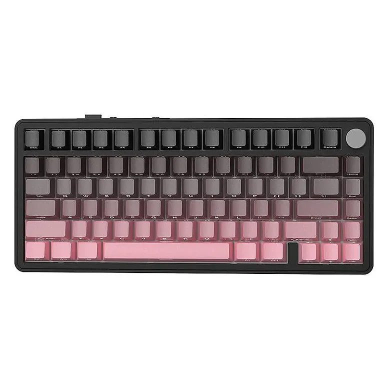 Attack Shark X85 Pink Gradient RGB Backlit Mechanical Gaming Keyboard — image 1