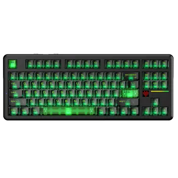 Attack Shark X87 Ultra Shadow Jade wireless mechanical keyboard 8K - photo 1