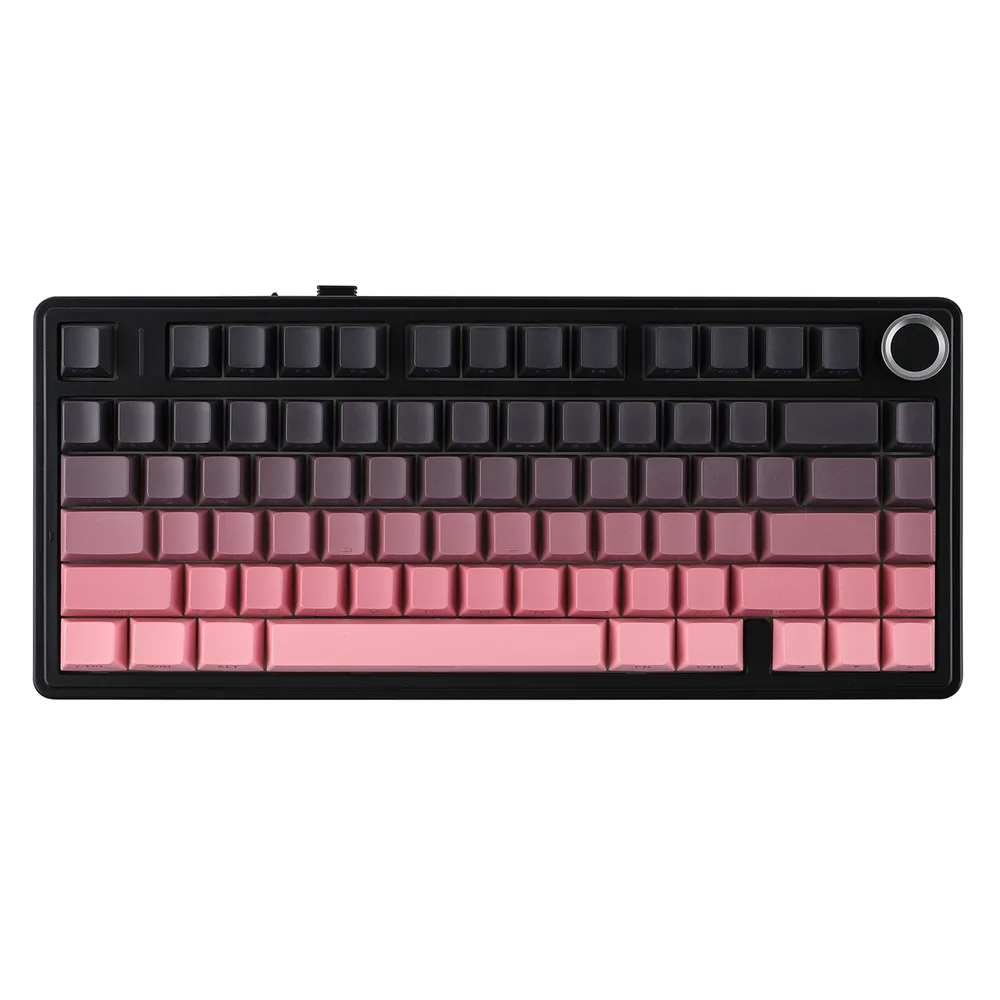 Aula F75 Black Pink Side-Printed wireless mechanical keyboard 75% - photo 1