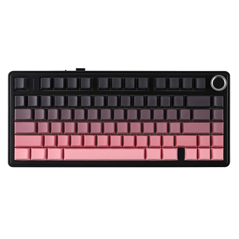 Aula F75 Black Pink Side-Printed wireless mechanical keyboard 75% - photo 1