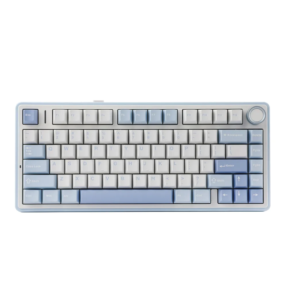 Aula F75 Sea Salt Blue wireless mechanical keyboard 75% - photo 1