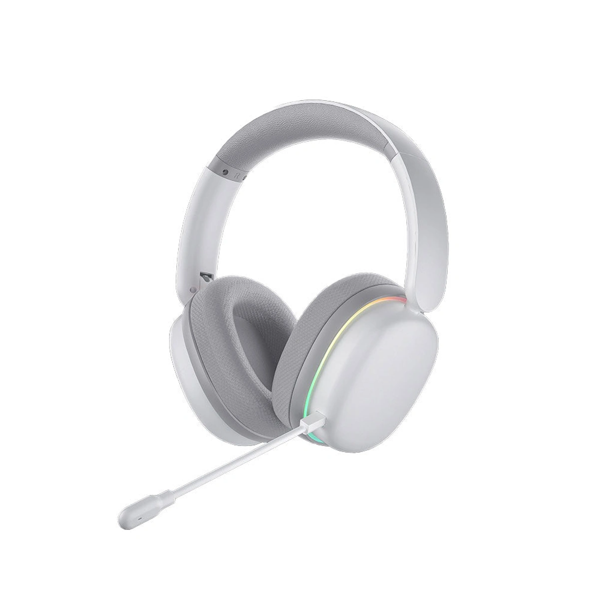 AULA G7 White wireless gaming headset on a white background