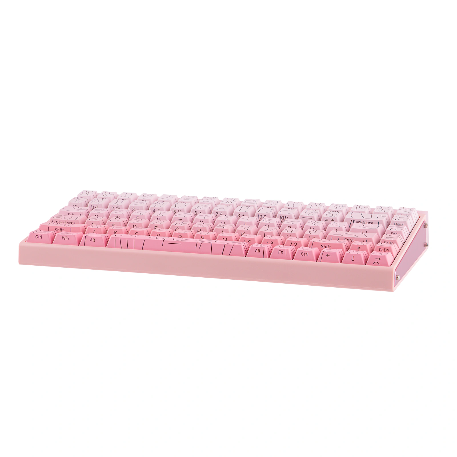 AULA HERO84 HE White Purple магнитная игровая клавиатура 75