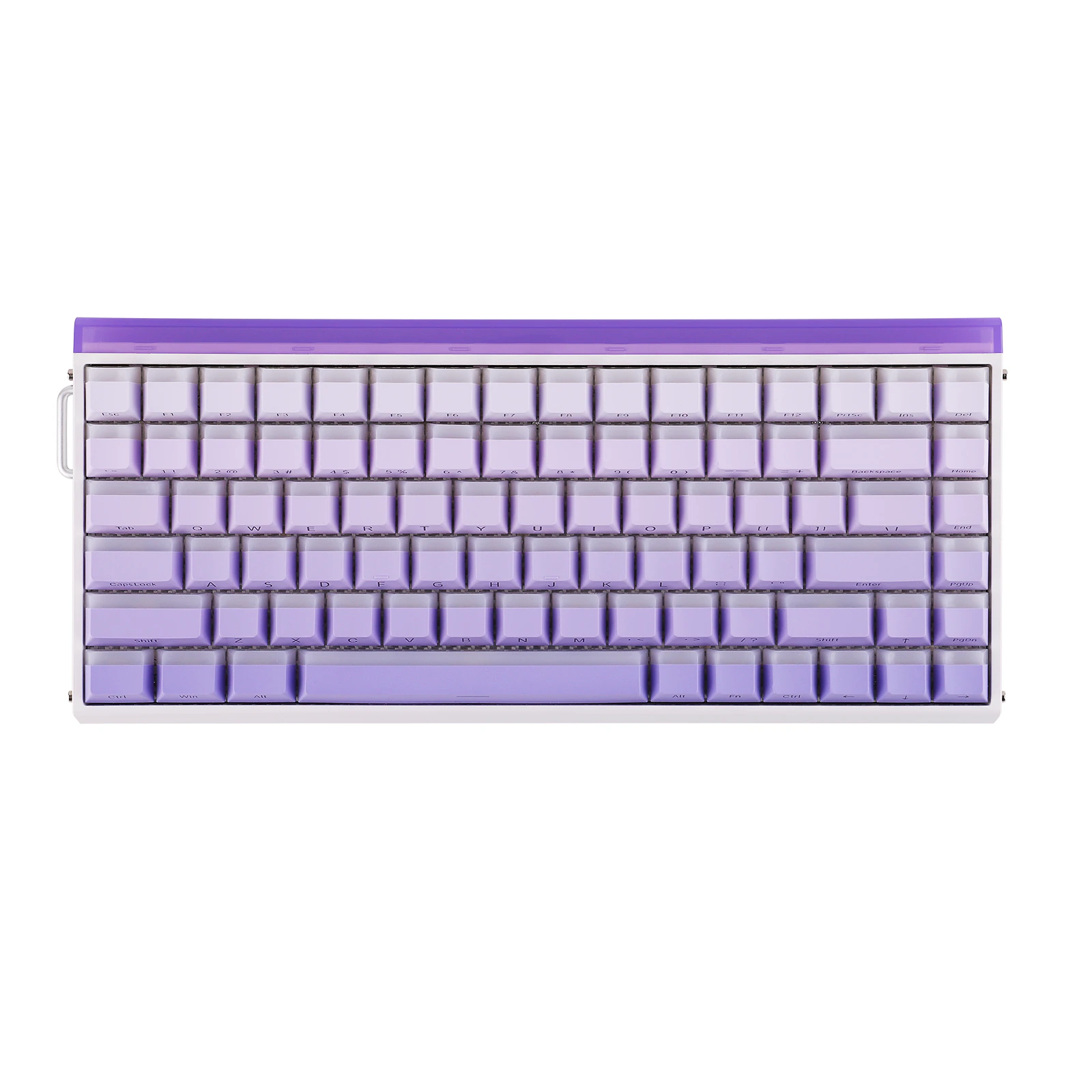 AULA HERO84 HE Purple Light 75% magnetic gaming keyboard front view
