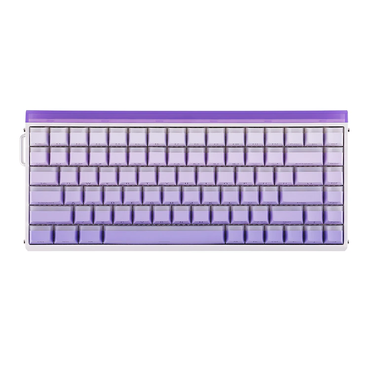 AULA HERO84 HE Purple Light 75% magnetic gaming keyboard front view