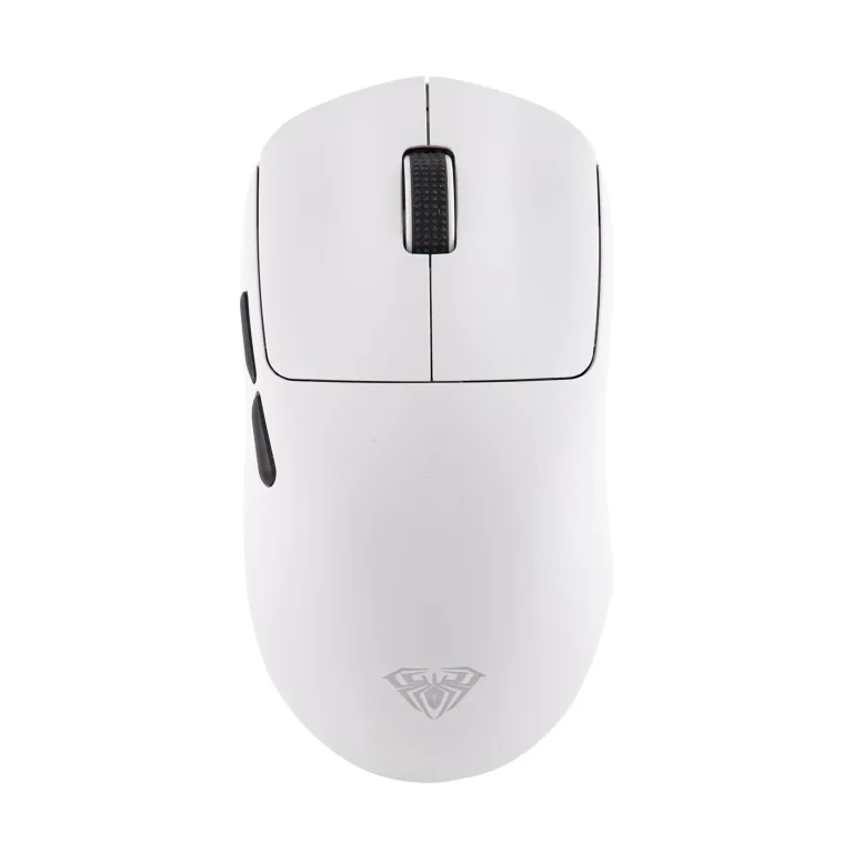 AULA SC800 White бездротова ігрова миша 37 г на білому фоні - фото 1