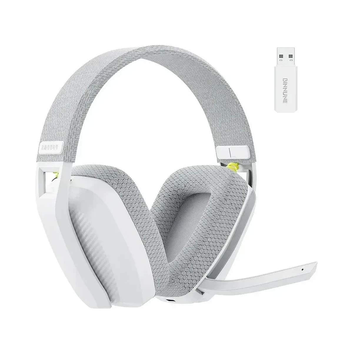 BINNUNE BW06 White wireless gaming headset - photo 1