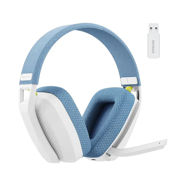BINNUNE BW06 White Blue бездротова ігрова гарнітура - фото 1