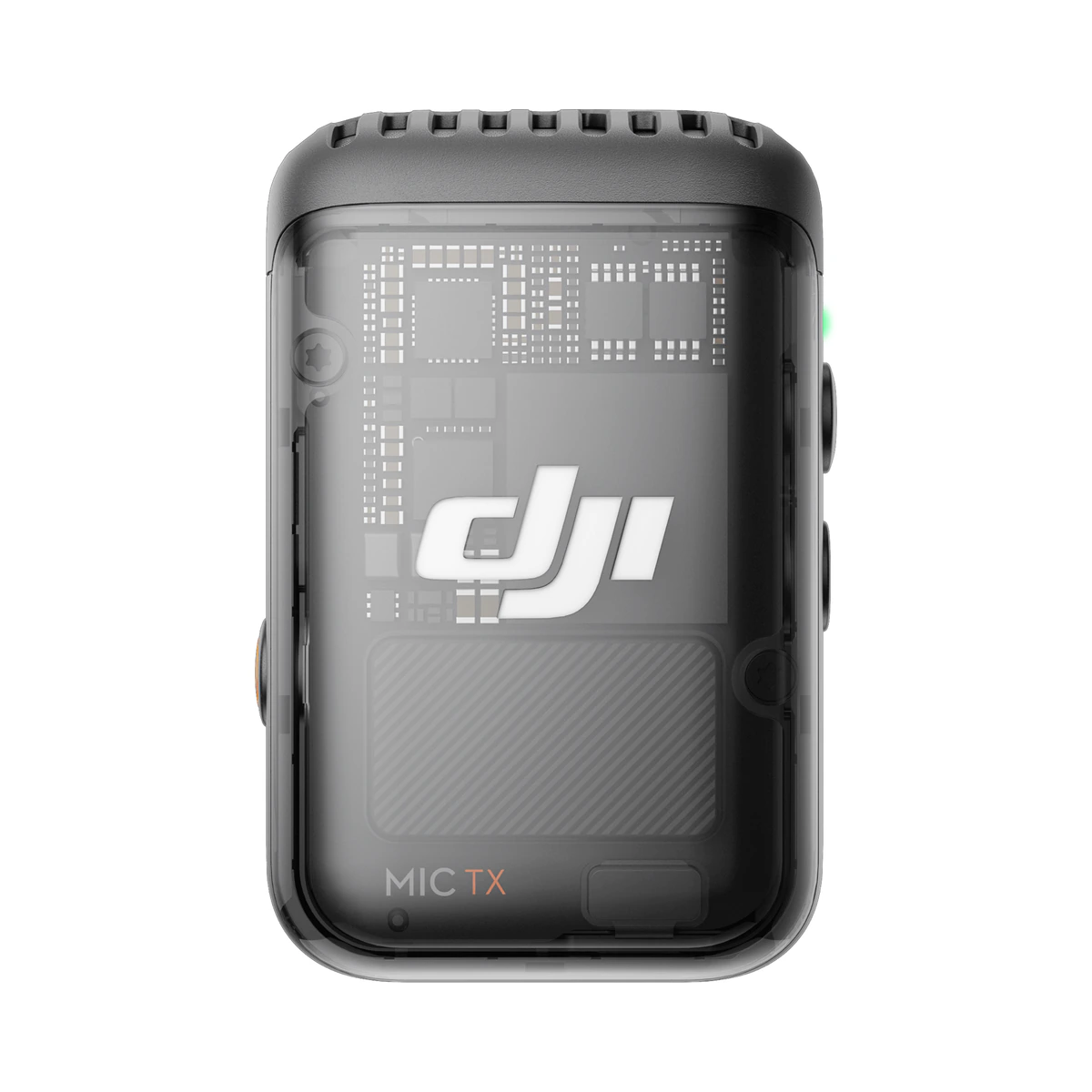 DJI Mic 2 передавач чорний (Shadow Black) на білому фоні