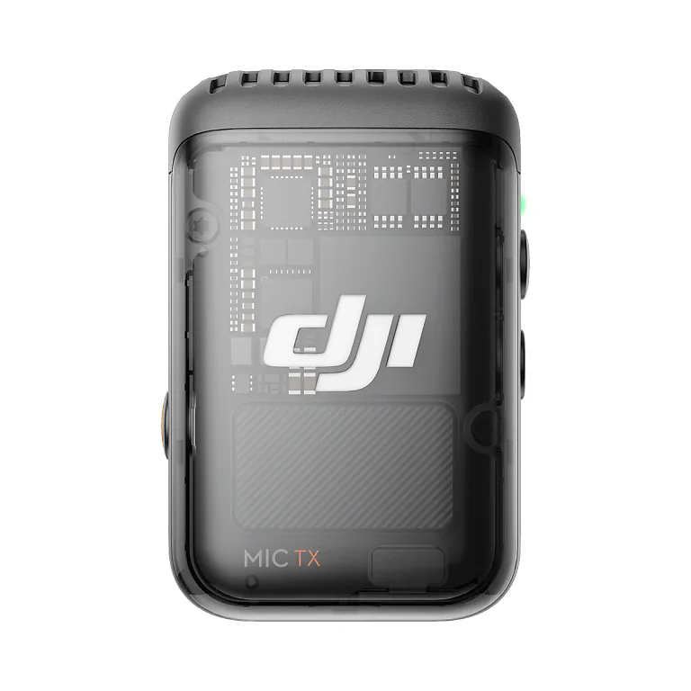 DJI Mic 2 передавач чорний (Shadow Black) на білому фоні