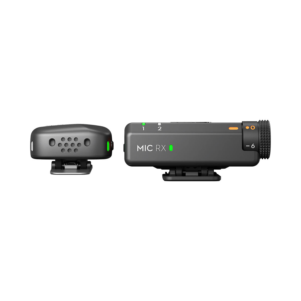 DJI Mic Mini (1 TX + 1 RX) бездротова мікрофонна система на білому фоні