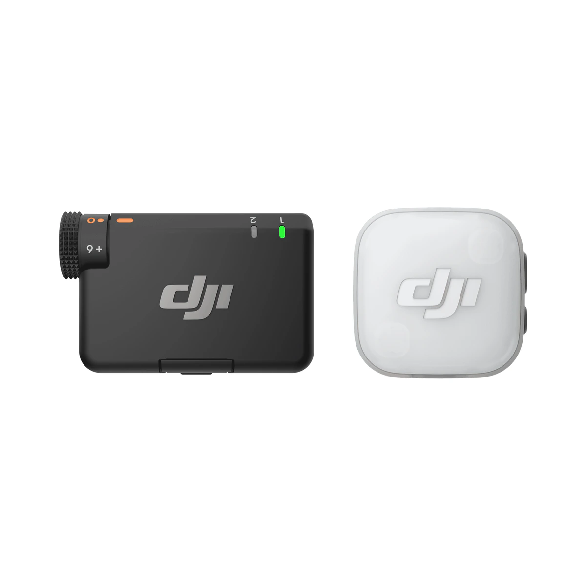 DJI Mic Mini 2 (1 TX + 1 RX) бездротова мікрофонна система на білому фоні