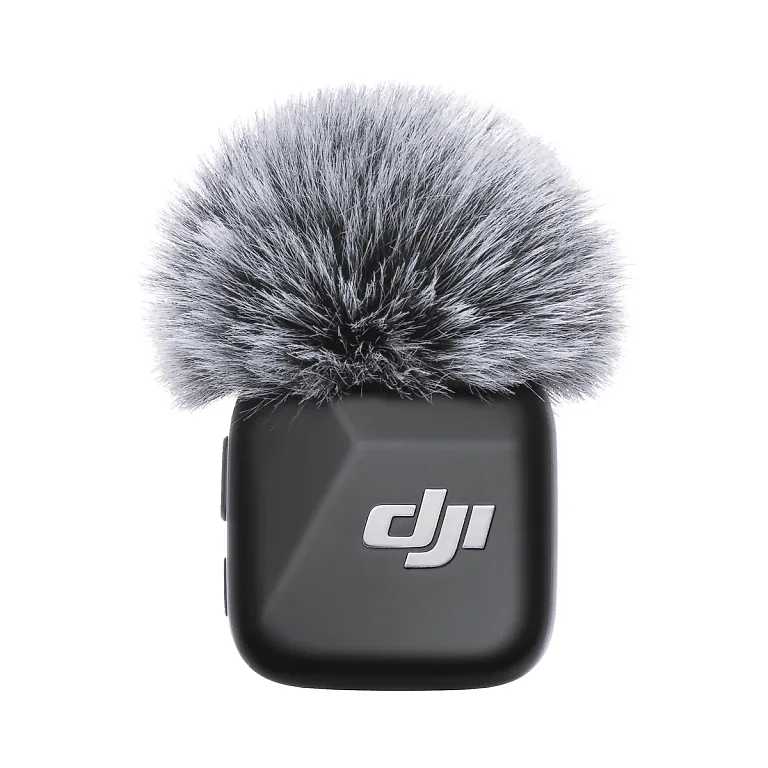 DJI Mic Mini передавач чорний (Infinity Black) на білому фоні