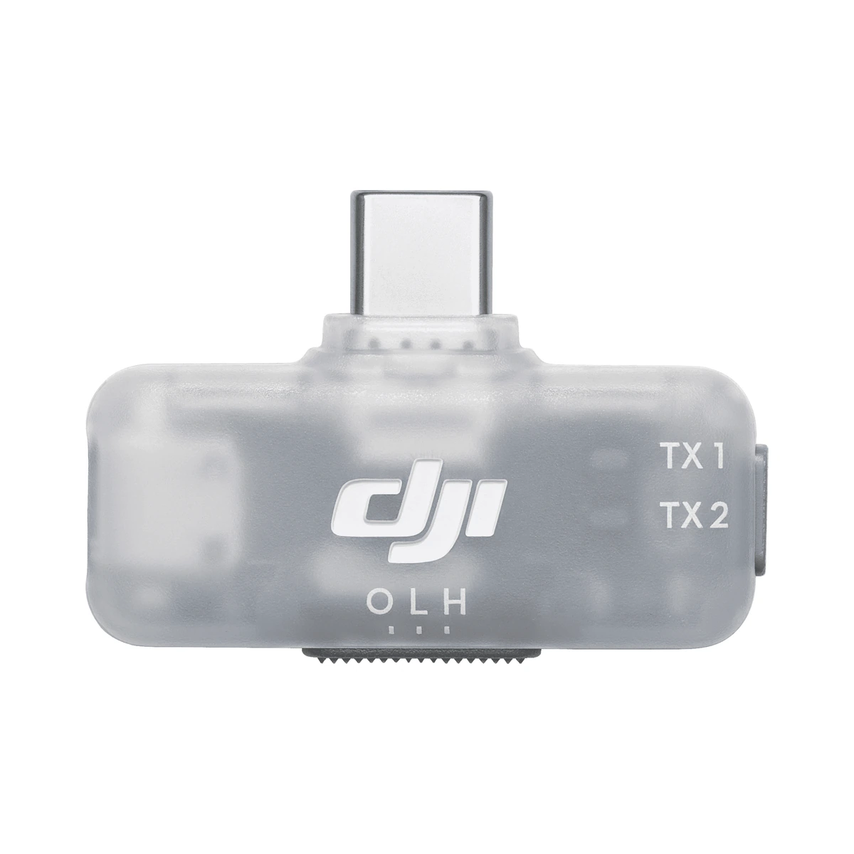 DJI Mic Series мобільний приймач на білому фоні