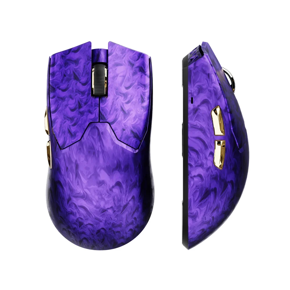 EWEADN Z7 Purple carbon fiber wireless gaming mouse