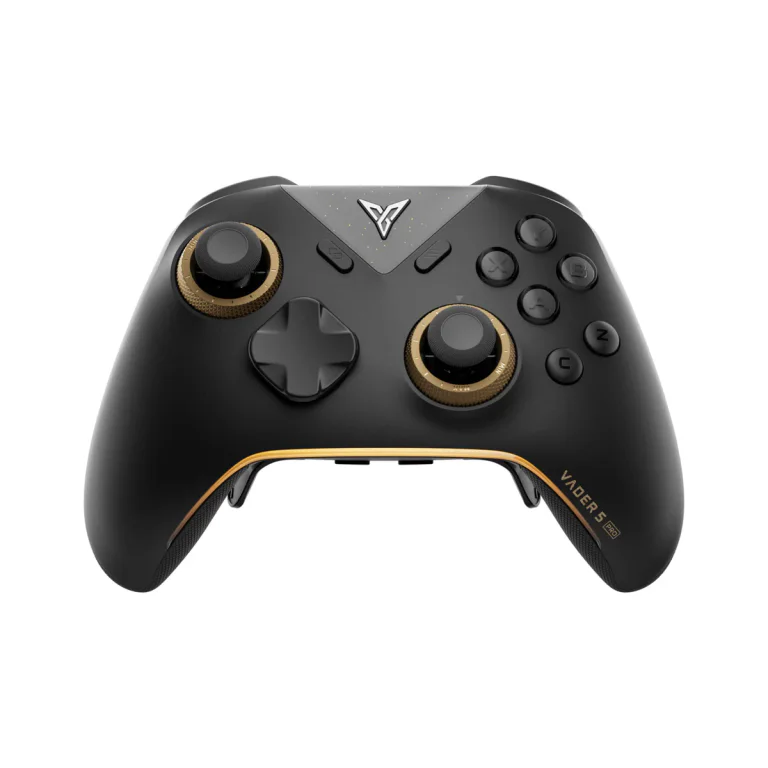 Flydigi Vader 5 Pro чорний геймпад вигляд спереду
