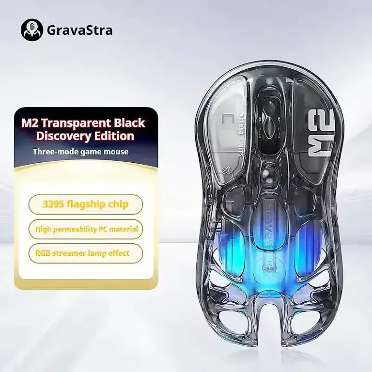 GravaStar M1 M2 Беспроводная игровая мышь — фото 1