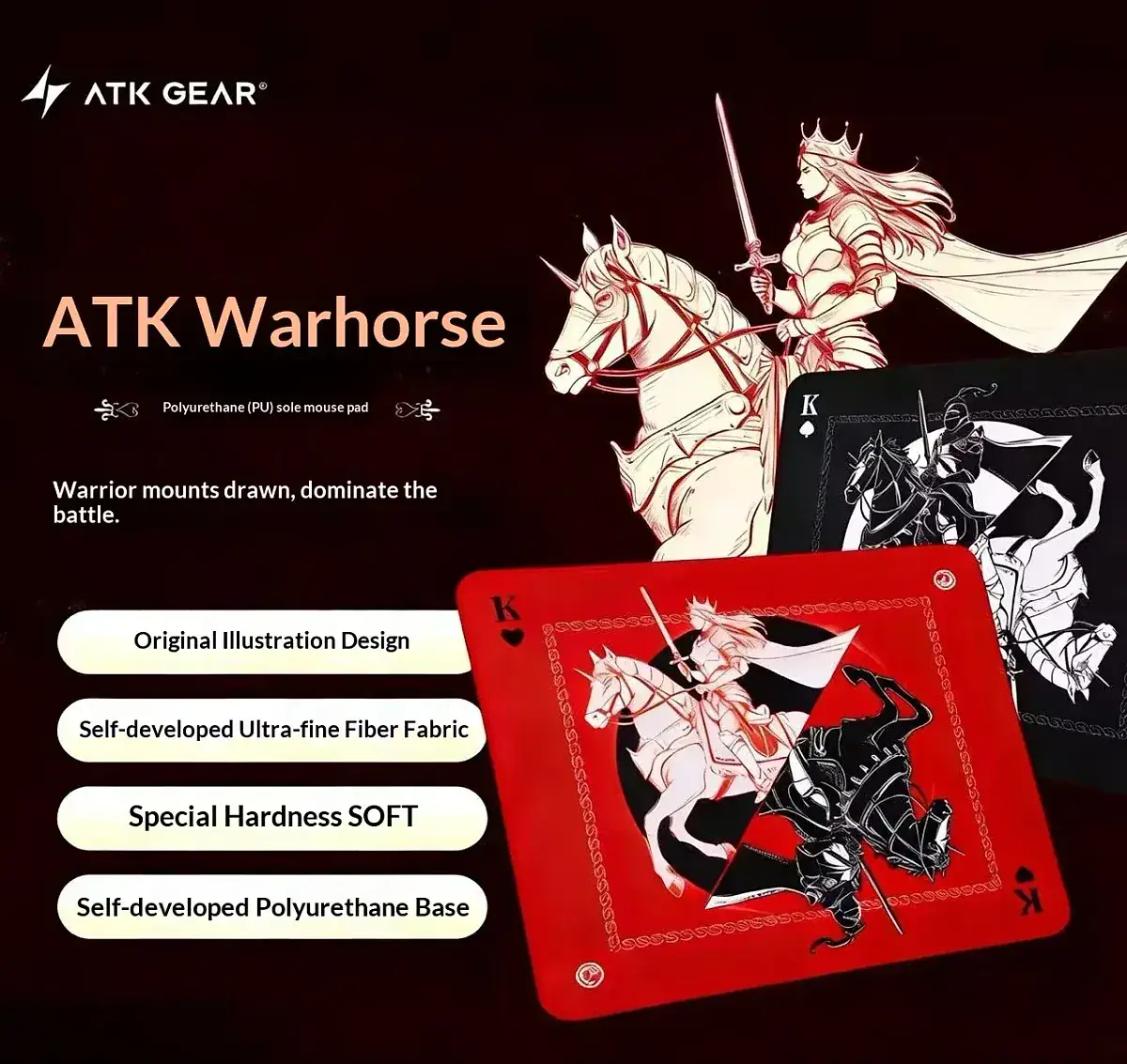 ATK Warhorse Battle Mouse Pad — image 1