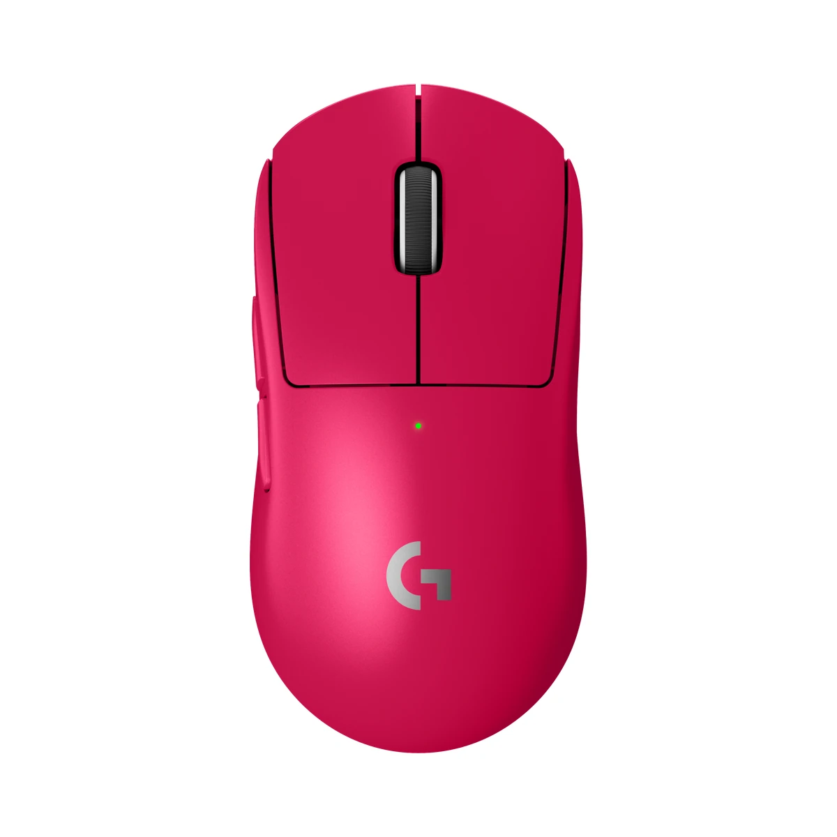Logitech G PRO X Superlight 2 Magenta wireless gaming mouse - top view
