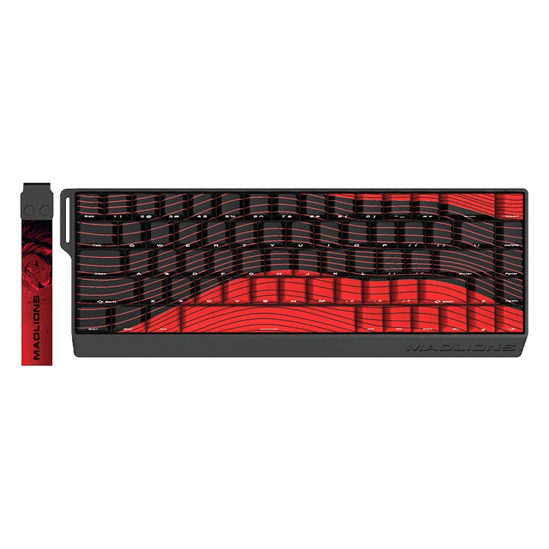 MADLIONS FIRE68 Ultra Standard Contour Line Red магнітна ігрова клавіатура 65% - фото 1