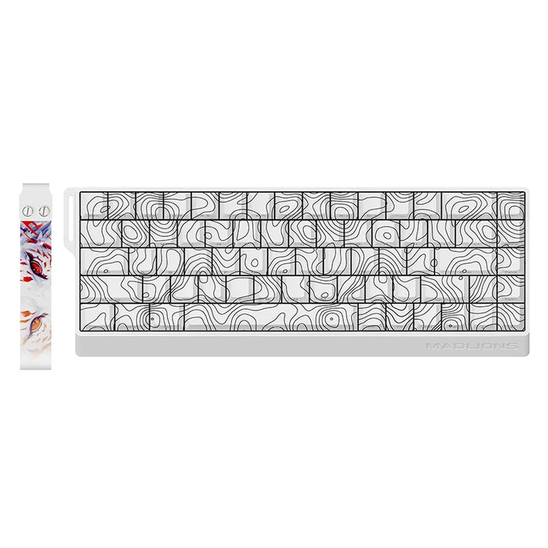 MADLIONS FIRE68 Ultra Standard Contour Line White magnetic gaming keyboard 65% - image 1