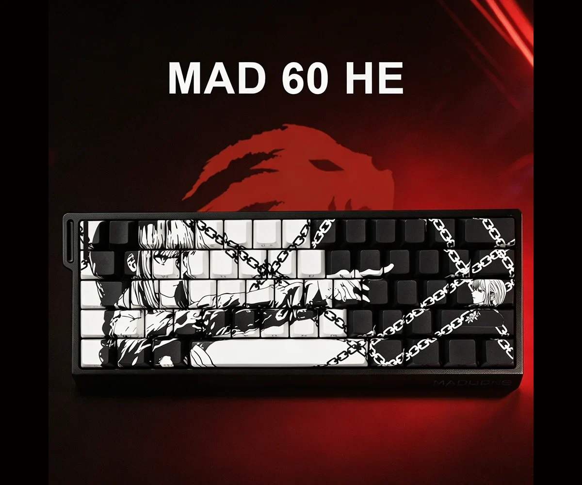 MADLIONS MAD60HE Black Makima magnetic gaming keyboard 60% - image 1