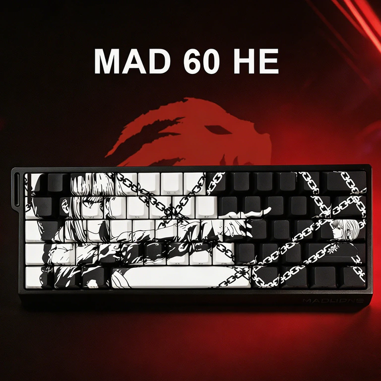 MADLIONS MAD60HE Black Makima magnetic gaming keyboard 60% - image 1