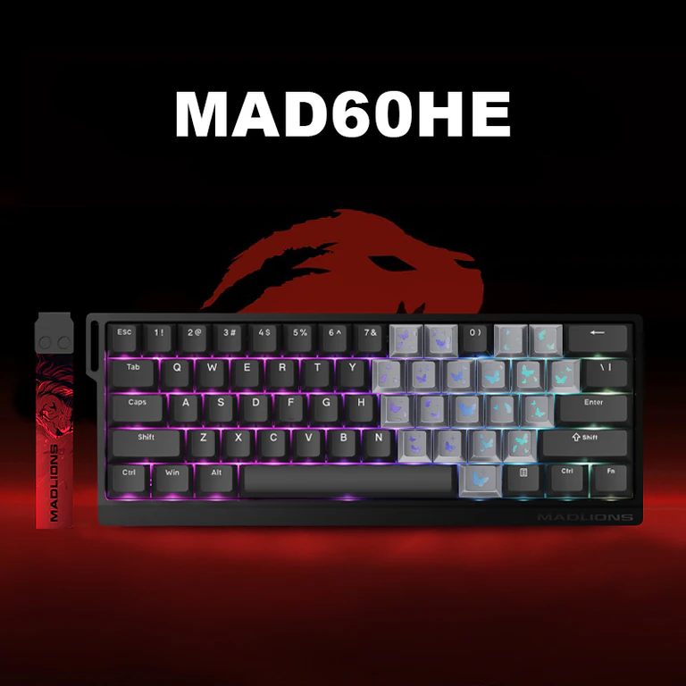 MADLIONS MAD60HE Butterfly magnetic gaming keyboard 60% - image 1