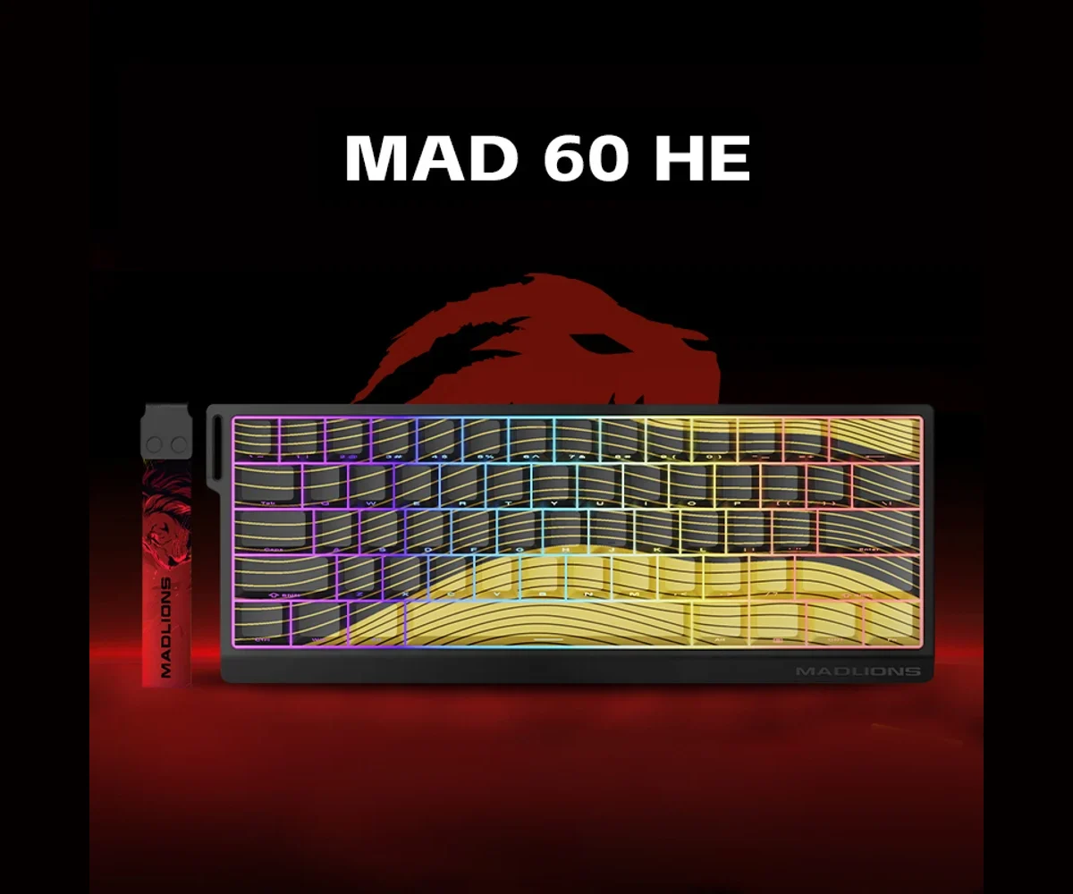 MADLIONS MAD60HE Gateron Custom magnetic gaming keyboard 60% - image 1