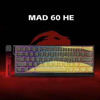 MADLIONS MAD60HE Gateron Custom магнітна ігрова клавіатура 60% - фото 1