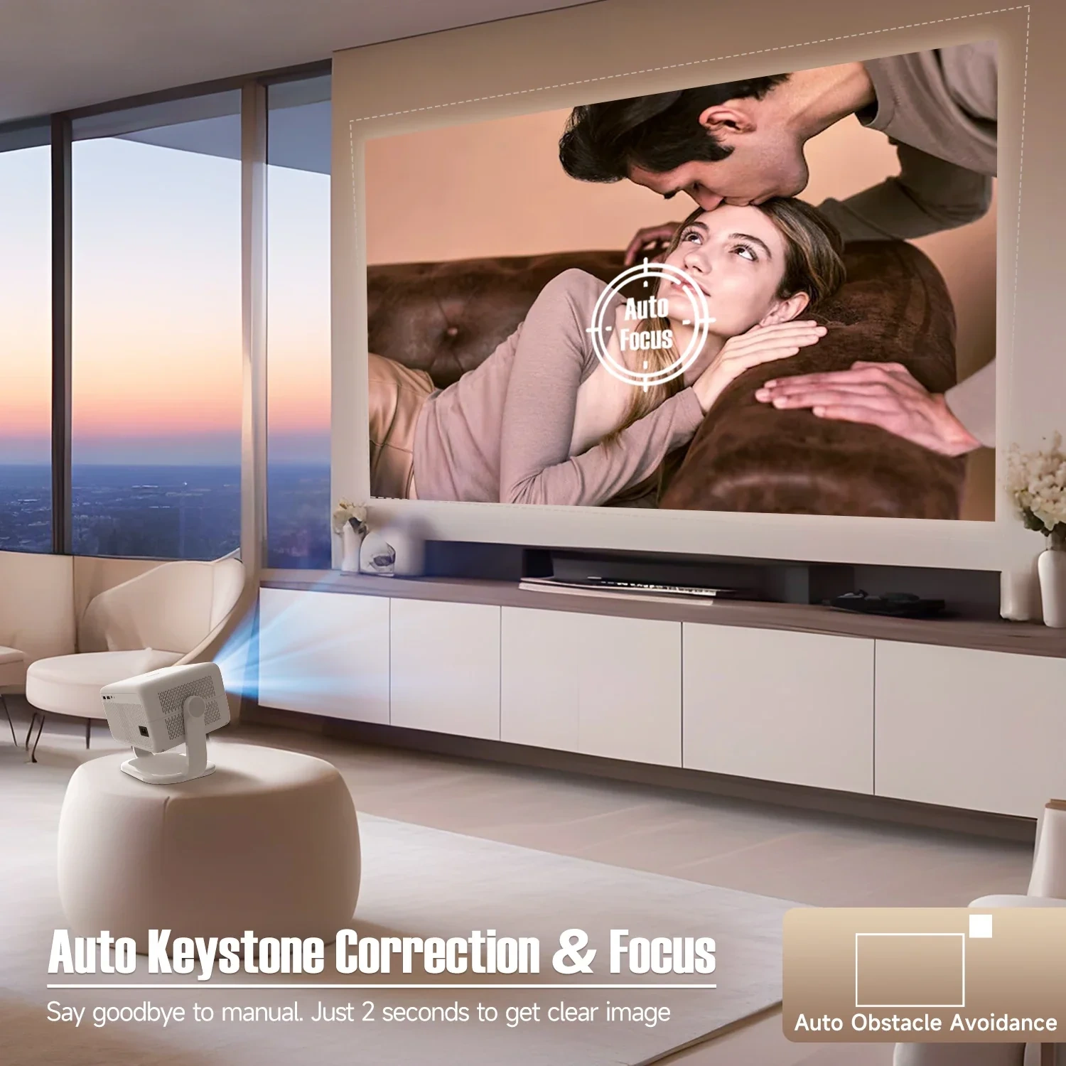 Magcubic L018 autofocus and automatic keystone correction