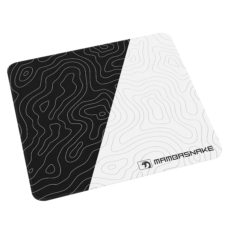 MAMBASNAKE CM02 Black&White ігровий килимок для миші 450x400x4 мм, фото 1